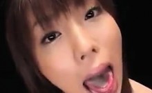 Japanese Slut Swallowing A Lot Of Cum