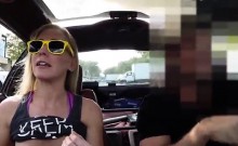 Public Agent Maya Blonde Foolish Tries To Sell Car, Sells He