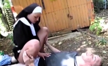 horny nun picked up from street