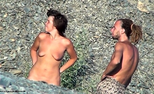 Topless Candid Beach Voyeur HD