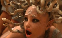3D Female Creature Analed by a Human!