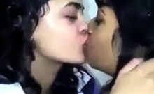 Desi Lesbian Girls Kissing Each Other Desperately