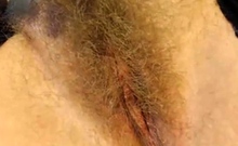 Hairy Blonde Pusy (CloseUp)