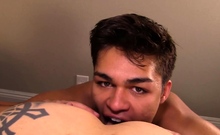 PETERFEVER Asian Hunk Damian Fucks Young Hole After Blowjob