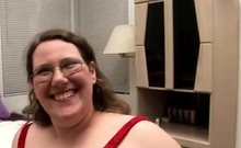 Bbw Street Chick In Glasses Sucks Big Dick