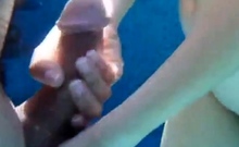 Girl Pulling My Cock Underwater
