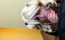 Sissy Crossdresser Sucks And Swallows Bbc