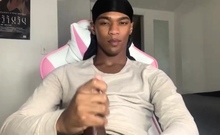 Solo Black Gay Masturbating