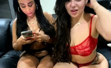 Lesbian Eve Angel licks big boobs