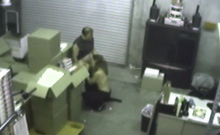 Fucking her Boss at warehouse