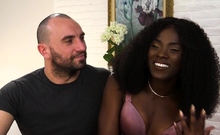 Ebony social media superstar bound and fucked