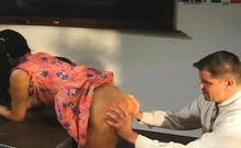Fascinating Brunette Oriental Jade Gets Fucked Roughly