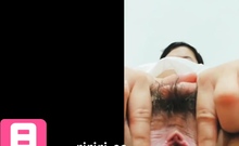 Amateur webcam girl masturbate big dildo