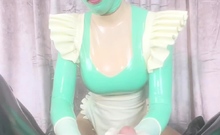 Femdom fetish handjob