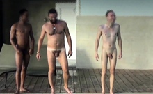 Four Gay Men at the Pool Amateur Video