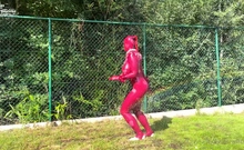 Outdoor public fucking for Farrah Flower