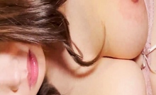 Horny Asian Lady Serves You With Blowjob And Boob Fuck,