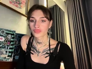 Cute curly brunette solo webcam masturbation