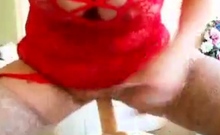 Mature Amateur's Dildo Webcam Show