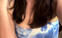 teen brunette 95 masturbating on live webcam