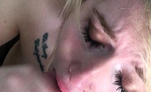 Sexy amateur blonde blowjob amp cumshot HD