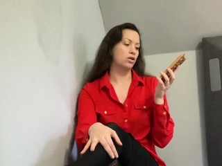 Amateur real SPH mocking worthless cock