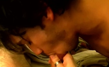 Homosexual Man With Monster Wang Enjoys Masturbation Session