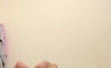 Amateur asian solo masturbaton