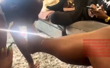 Tha Goddess Reign - Ebony Foot Gagging Gangbang