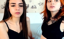 Close up teen foot worship