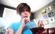 Brunette Solo Webcam Masturbation