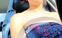 Amateur striptease and Solo masturbation