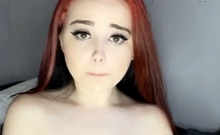 Big boobs milf masturbates with her dildo