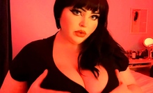 Big Boobs Cassandra Calogera cock tit wanking