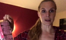 Kinky milf redheads anal solo dildo masturbation