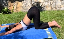 Blonde And Her Outdoor Solo Masturbation
