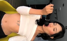 Homemade amateur webcam babe masturbating