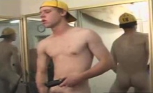 Vintage jock analsmashed by lover