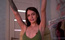 Pale amateur teen brunette Lynn Love