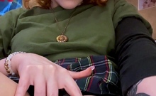 Sexy hottie Anetta Keys enjoys a solo toy masturbation