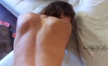 Interracial anal fucking with sultry brunette