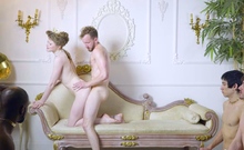 Brunette love hardcore doggystyle sex