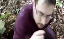 Bear Cub Blows a Load in His Mouth and Swallows
