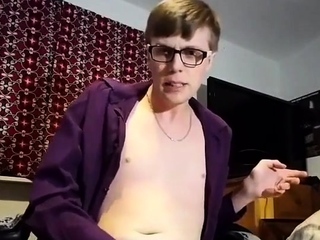 Sissy Femboy Cums Hard