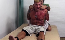 Hot Cowboy Submits To Wild Tickling