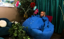 Blonde amateur milf does anal on pov camera 29