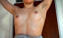 Playing with his cum POV Redhead Teen Loves BDSM