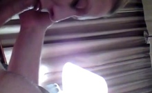 Girly Deep-throats A Huge Cock - Amateur Milf Blowjob