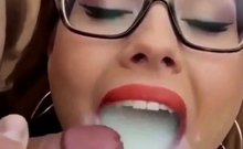 Busty Jenkowski Bukkake Cumslut
